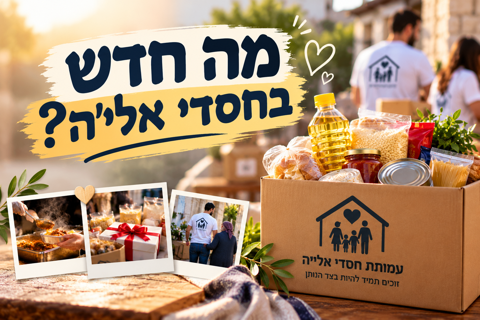החסד לא עוצר לרגע 💙